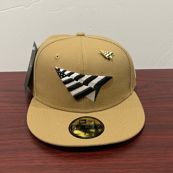 New Era Accessories New Era X Paper Planes 59fifty Fitted Hat Tan